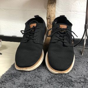 Bruno Marc black stretchy‎ breathable fabric lace up men’s size 10.5